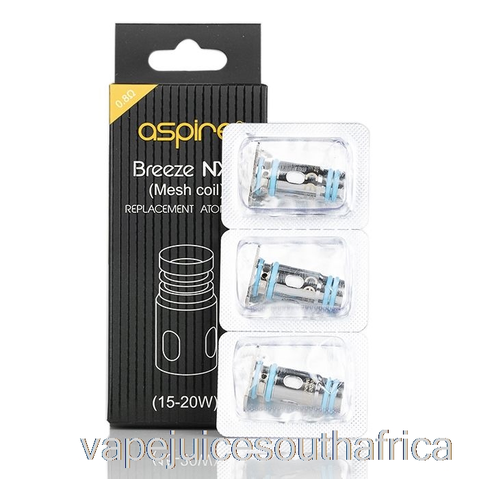 Vape Juice South Africa Aspire Breeze Nxt Replacement Coils 0.8Ohm Nxt Ka Mesh Coils